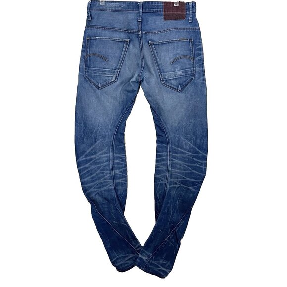 G-Star Arc 3D Slim Jeans Men's 32 x 32 Button Fly Distressed - Picture 2 of 14